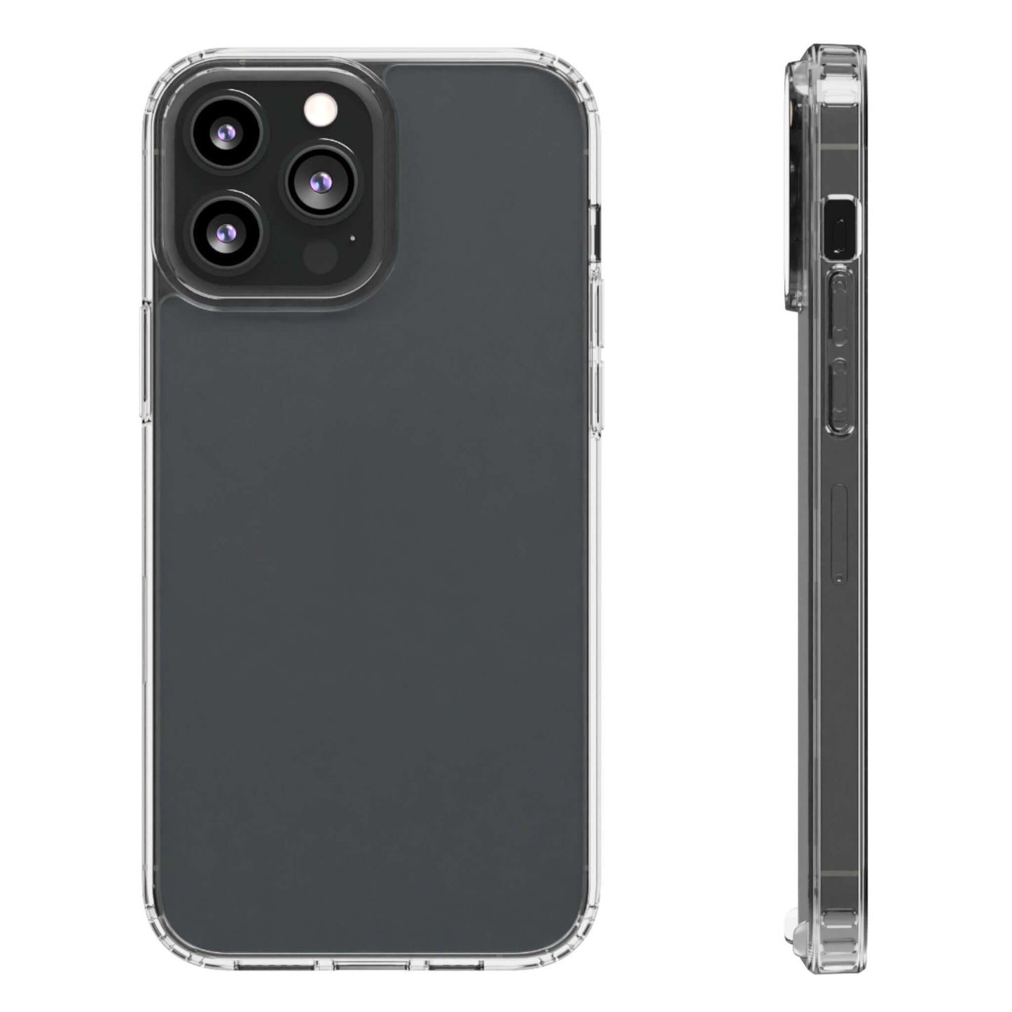 Transparent Silicone Slim iPhone Case - Shockproof Clear Cover