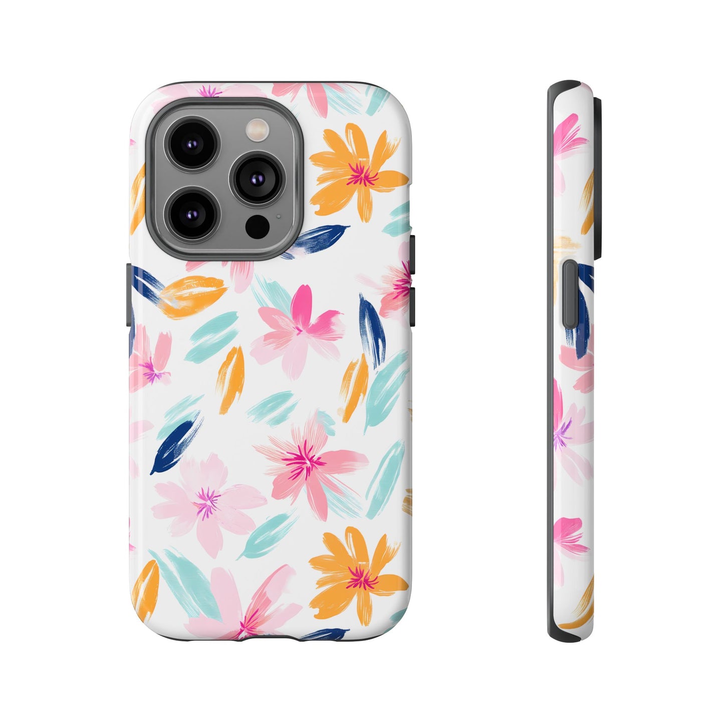 Watercolor Floral iPhone Case - Pastel Flowers
