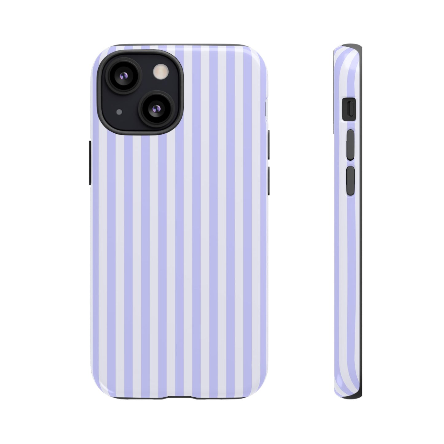 Lavender Luxe | Tough Striped iPhone Case