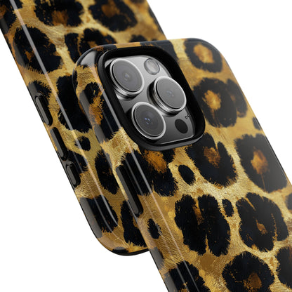 Gold Leopard Print iPhone Case - Animal Print