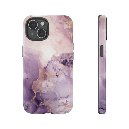 Amethyst Purple Marble iPhone Case - Luxury Phone Cover