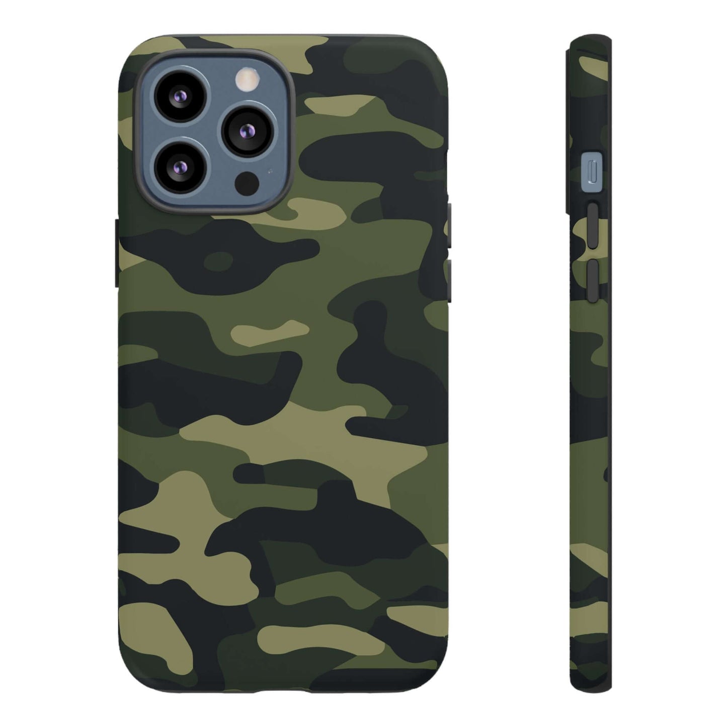 Military Camo iPhone Tough Case - Green Camouflage