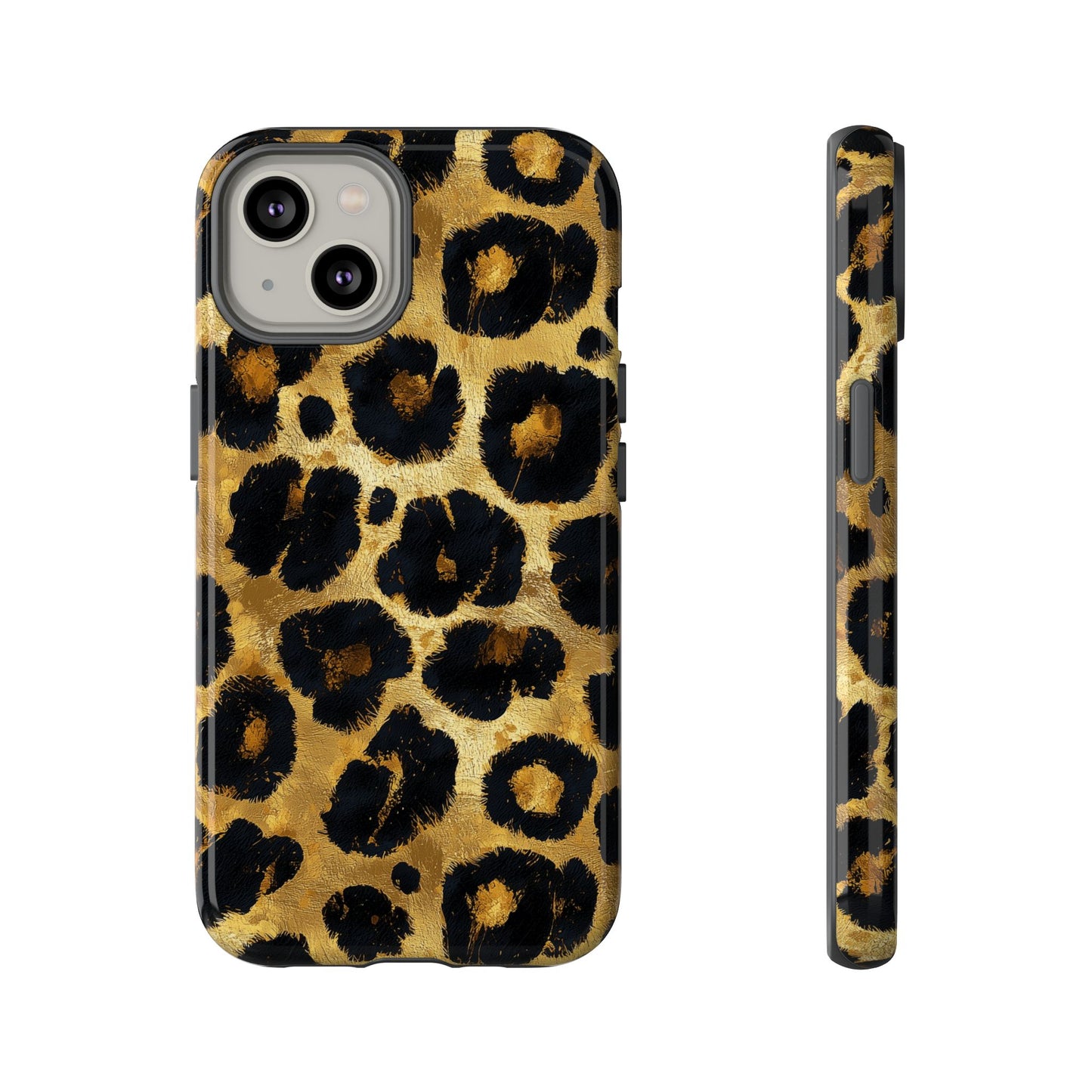 Gold Leopard Print iPhone Case - Animal Print