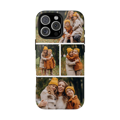 Custom 4 Photo Collage iPhone Case - Personalized Phone Cover