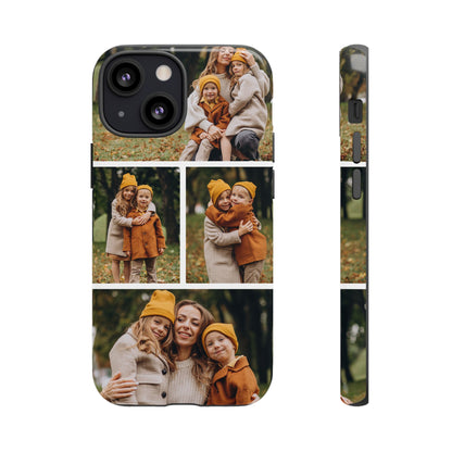 Custom 4 Photo Collage iPhone Case - Personalized Phone Cover