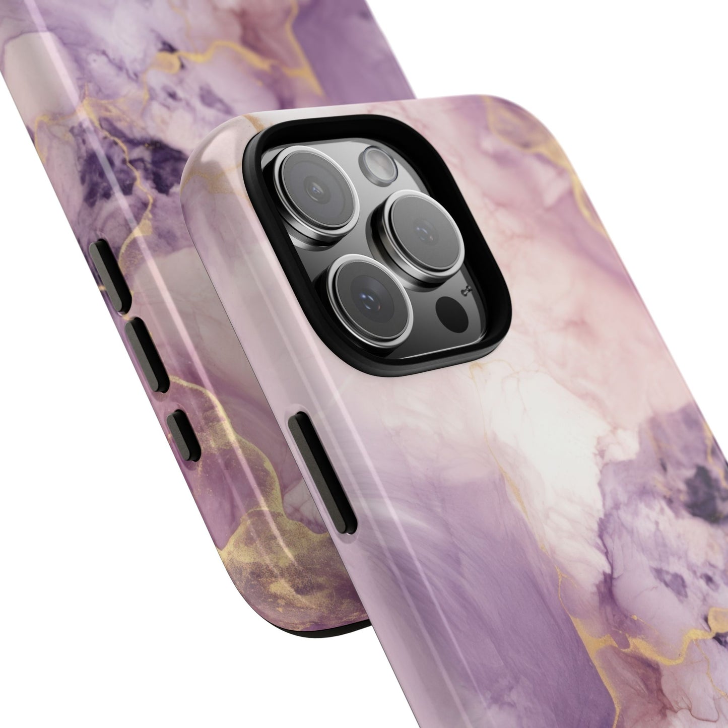 Amethyst Purple Marble iPhone Case - Luxury Phone Cover