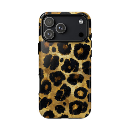 Gold Leopard Print iPhone Case - Animal Print