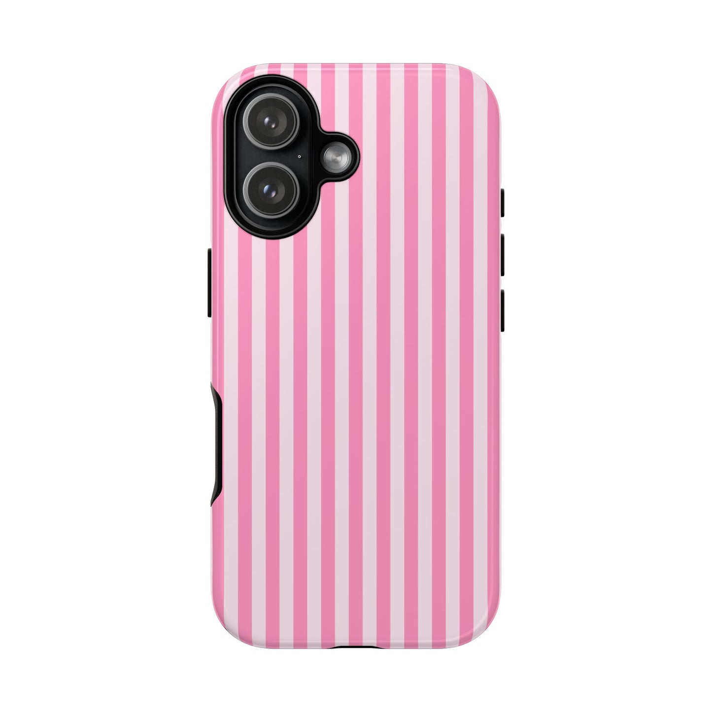 Cute Pink Striped iPhone Case | Chic Gift for Her