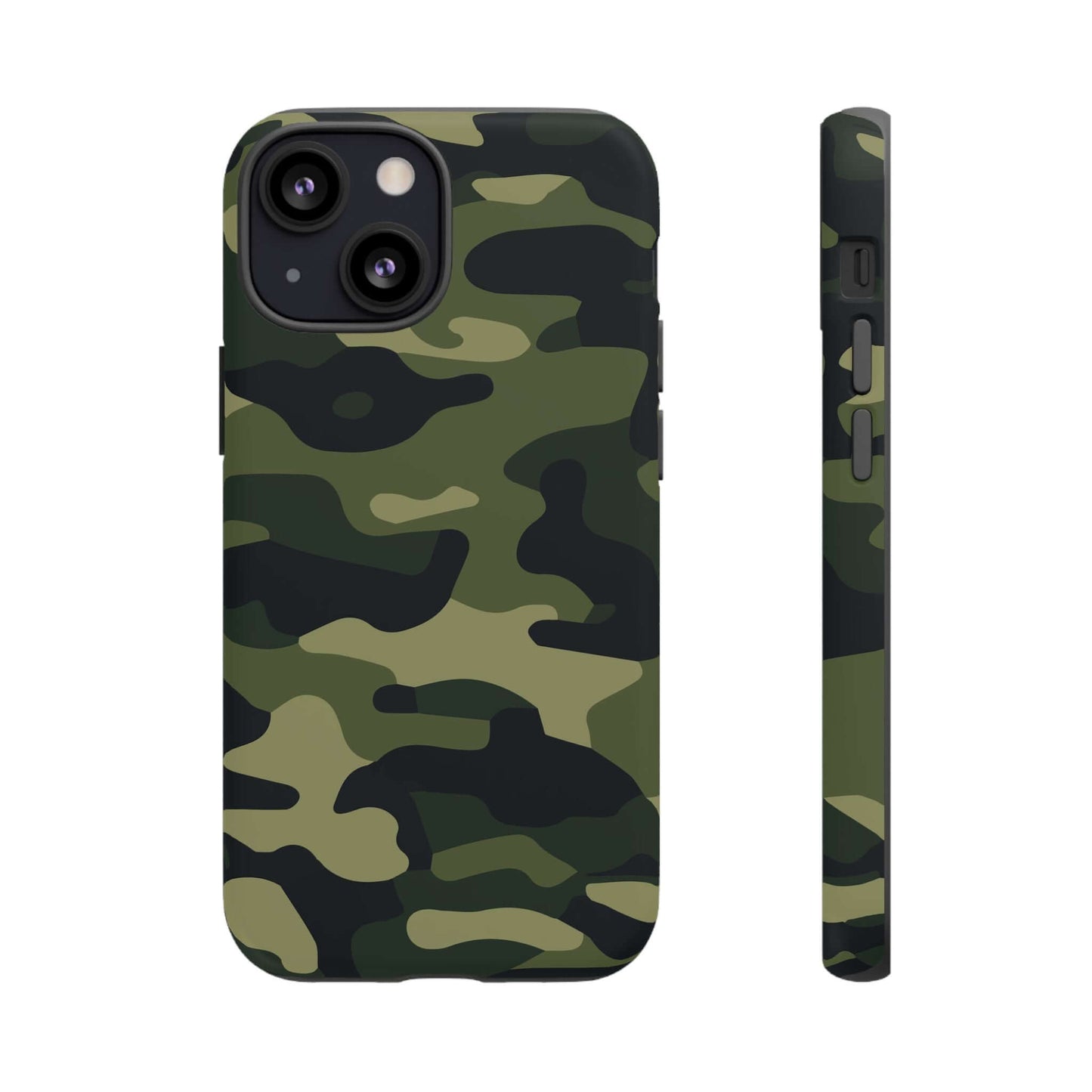 Military Camo iPhone Tough Case - Green Camouflage