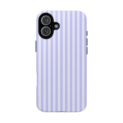 Lavender Luxe | Tough Striped iPhone Case