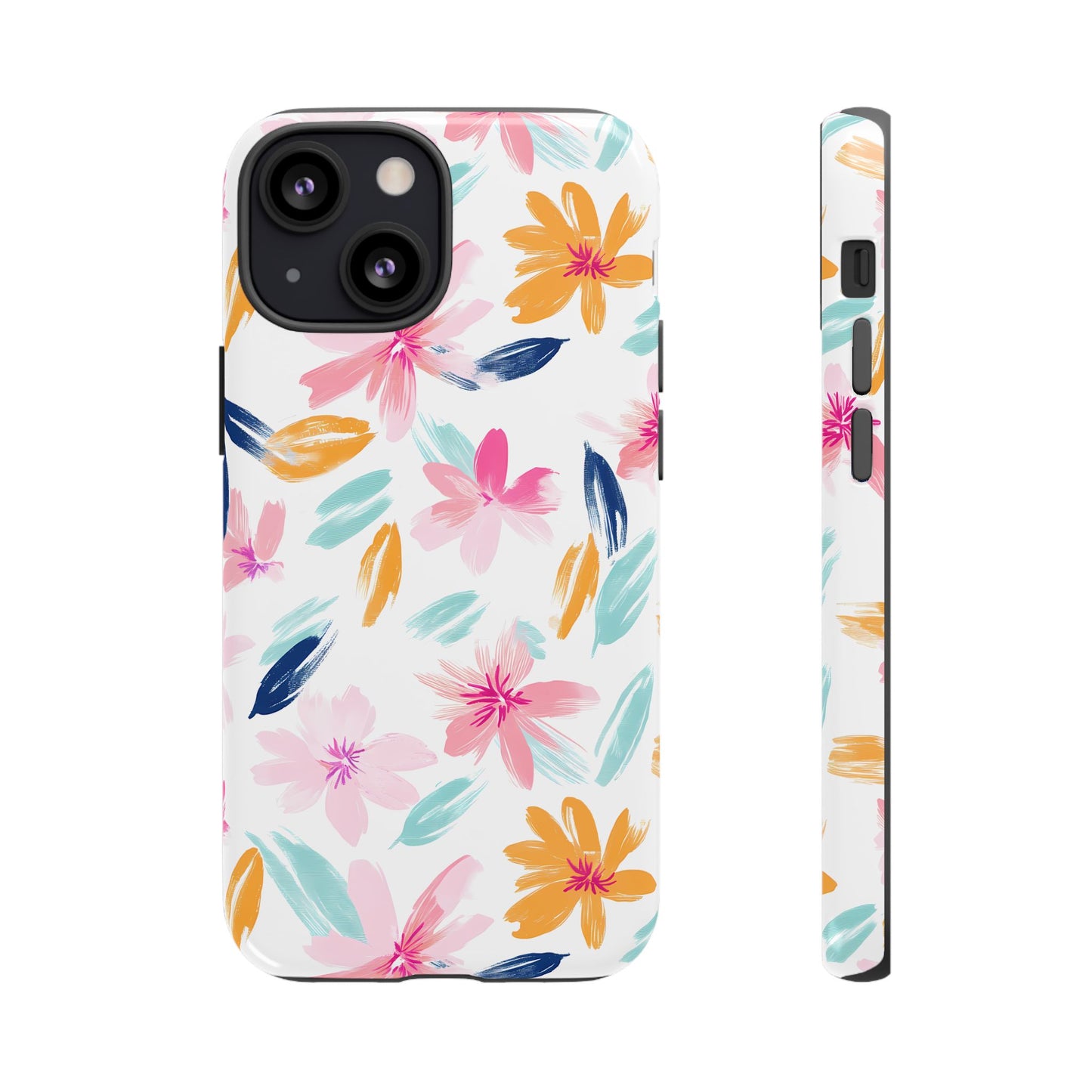 Watercolor Floral iPhone Case - Pastel Flowers