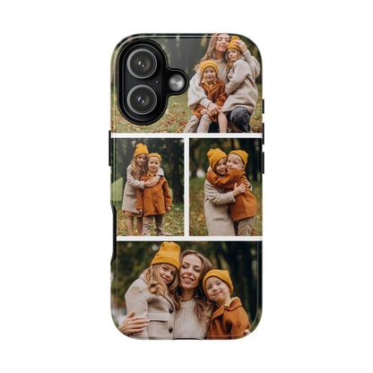 Custom 4 Photo Collage iPhone Case - Personalized Phone Cover