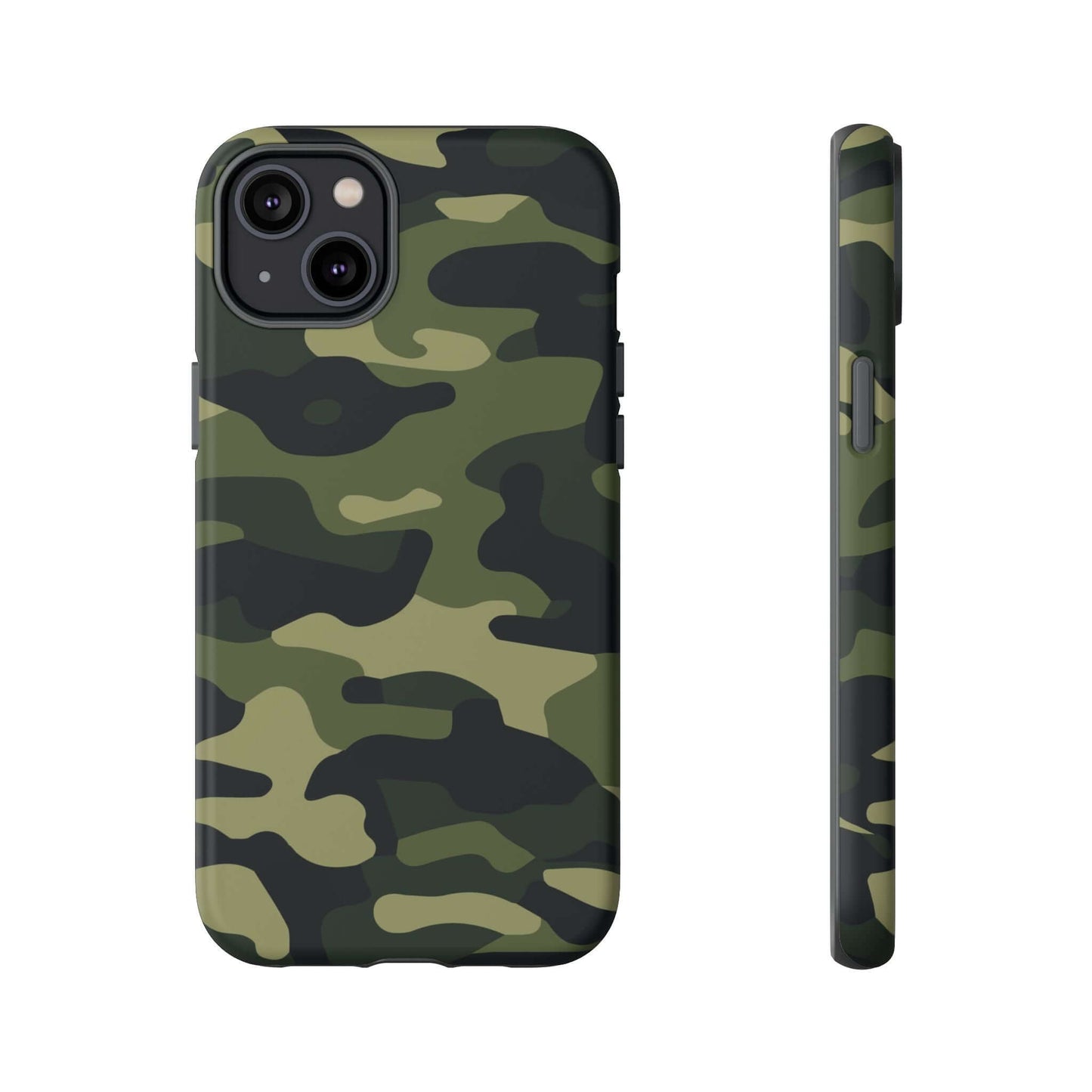 Military Camo iPhone Tough Case - Green Camouflage