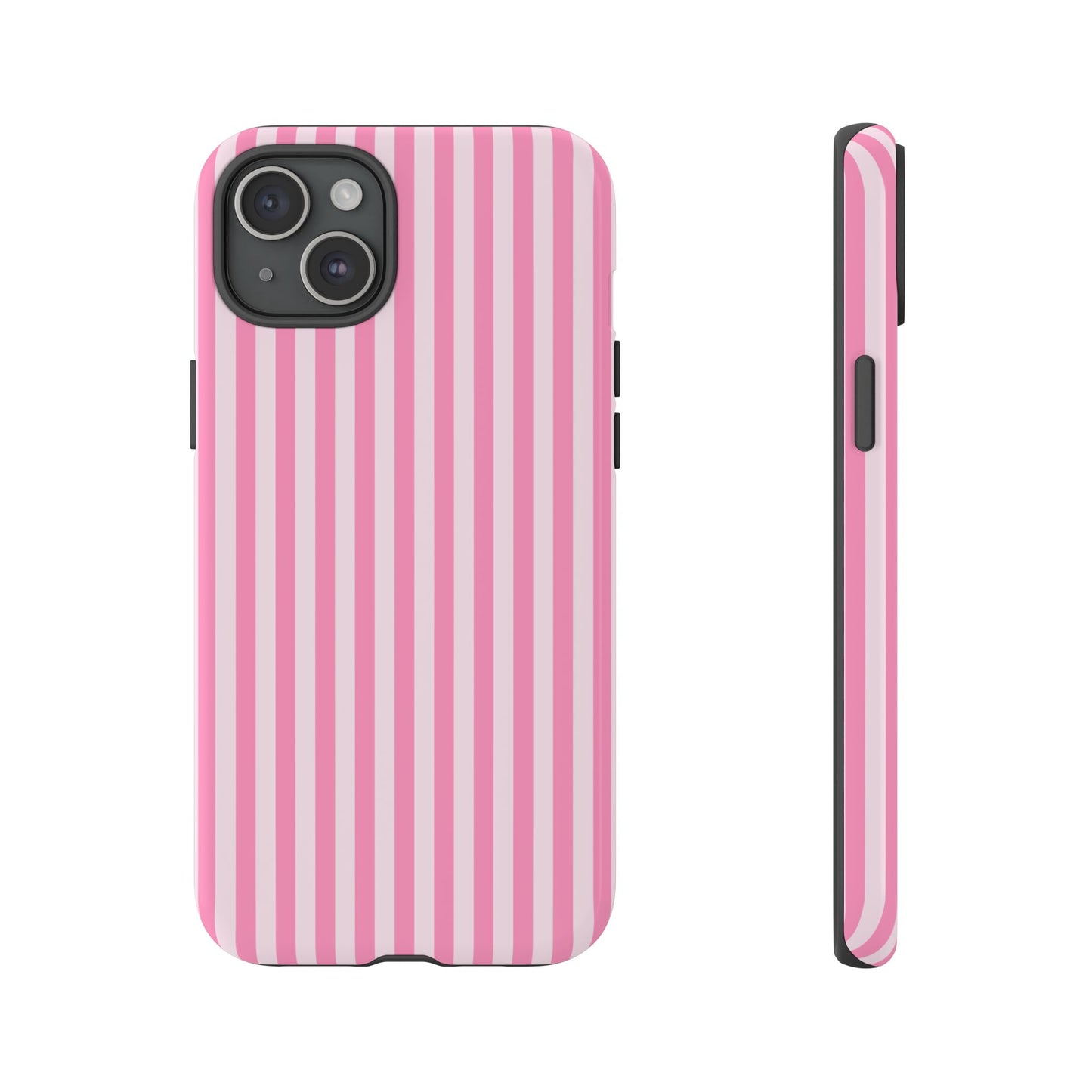 Cute Pink Striped iPhone Case | Chic Gift for Her