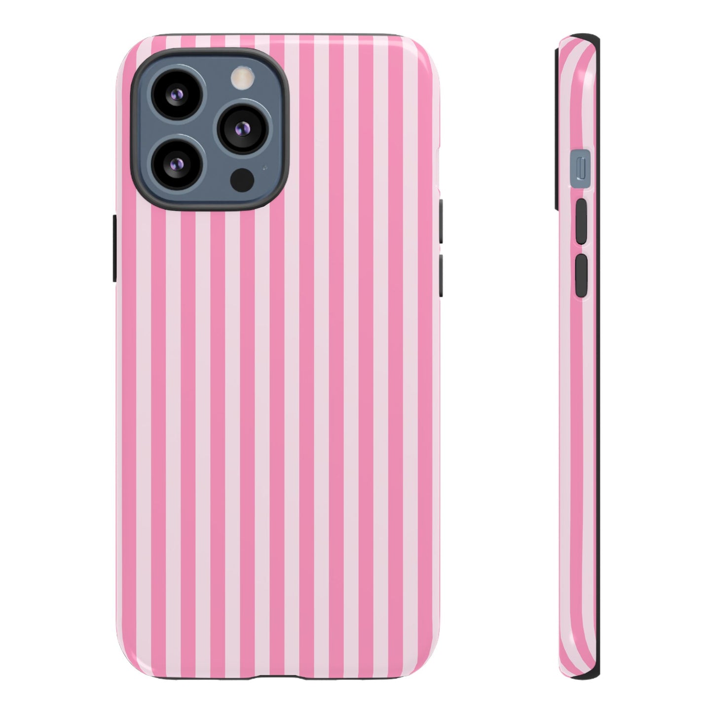 Cute Pink Striped iPhone Case | Chic Gift for Her