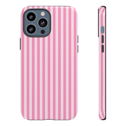 Cute Pink Striped iPhone Case | Chic Gift for Her