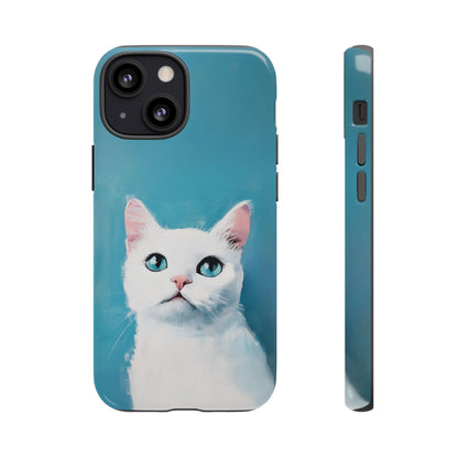 Cute Cat iPhone Case - White Kitten Phone Case