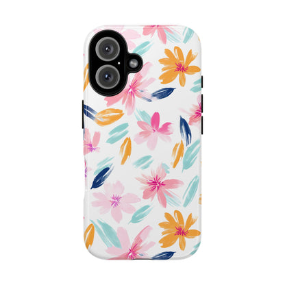Watercolor Floral iPhone Case - Pastel Flowers