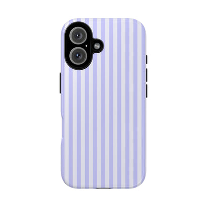 Lavender Luxe | Tough Striped iPhone Case