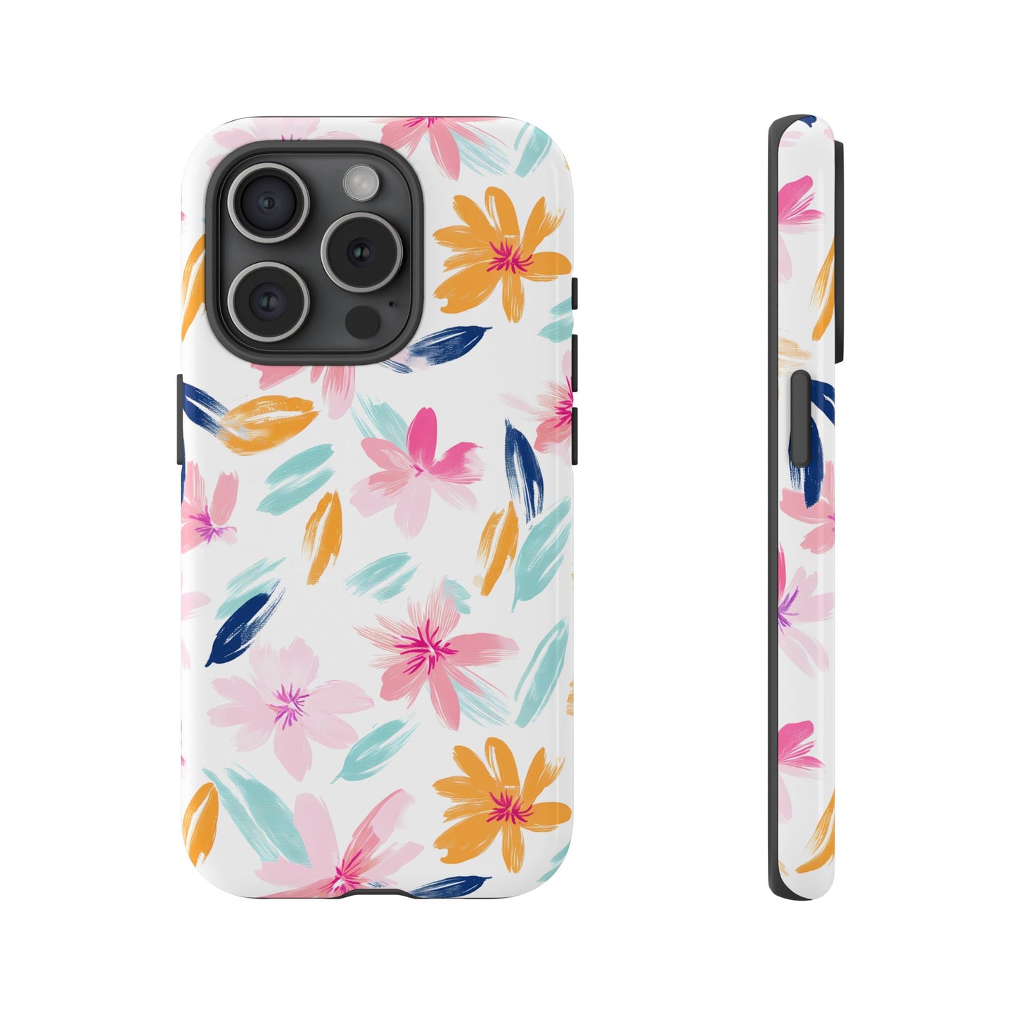 Watercolor Floral iPhone Case - Pastel Flowers