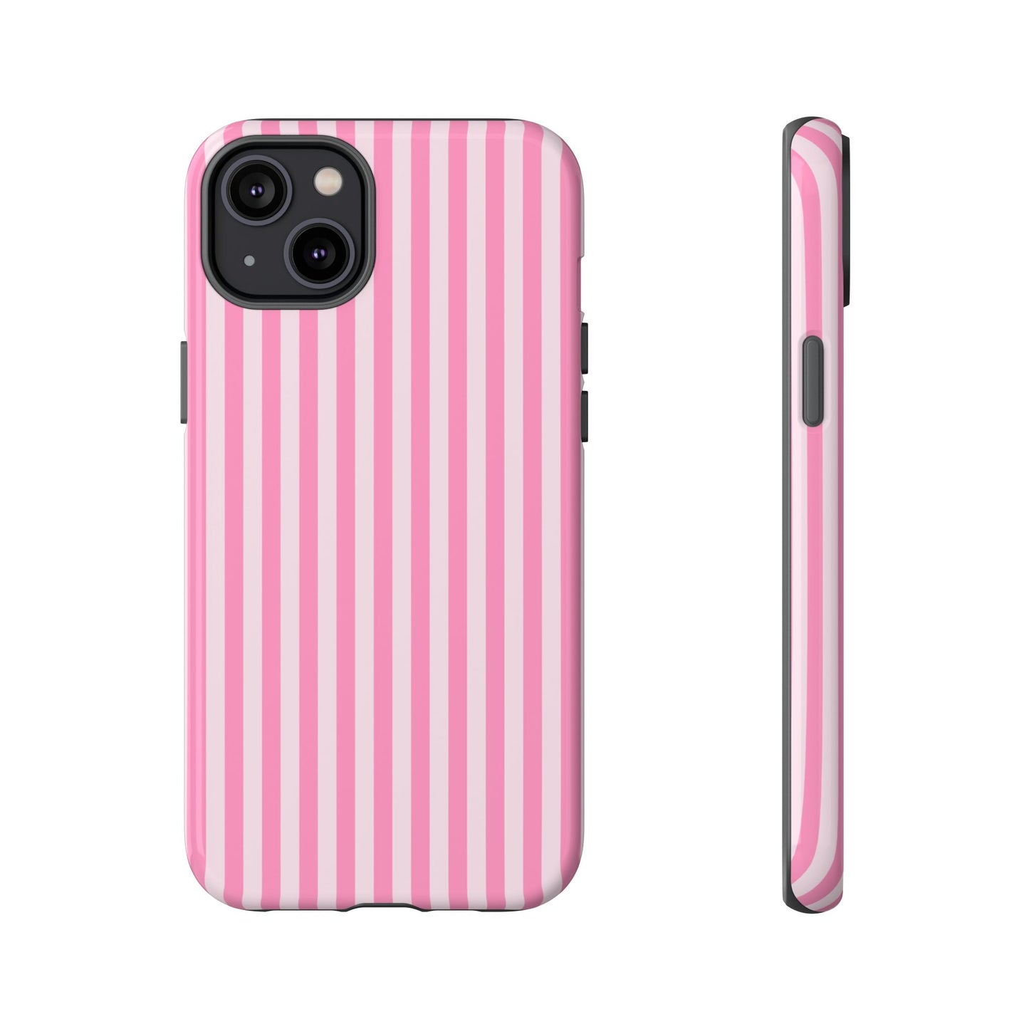 Cute Pink Striped iPhone Case | Chic Gift for Her