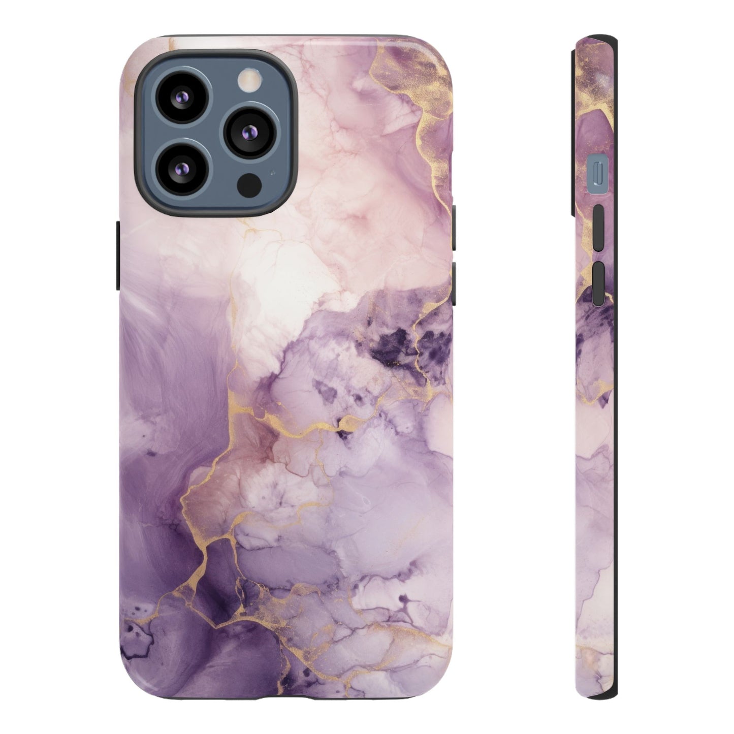 Amethyst Purple Marble iPhone Case - Luxury Phone Cover