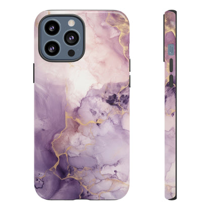 Amethyst Purple Marble iPhone Case - Luxury Phone Cover