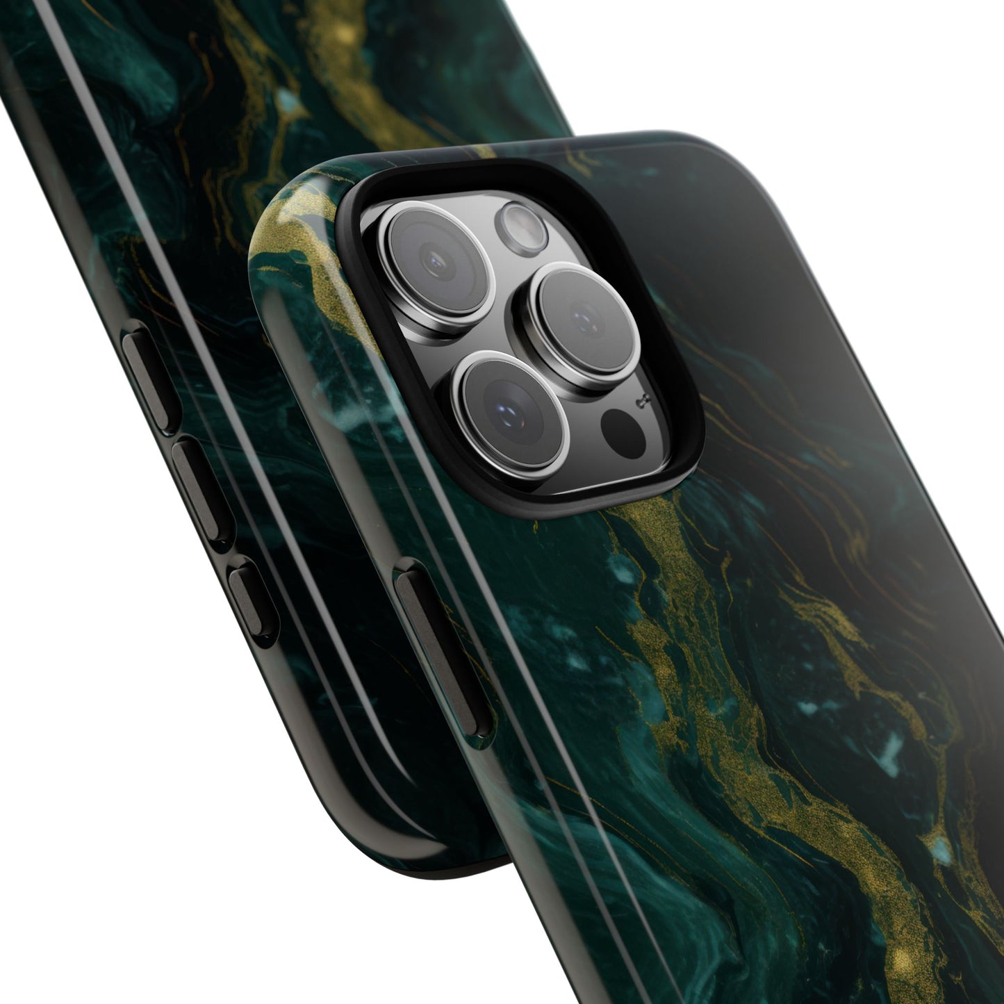 Luxury Emerald Green Marble iPhone Case