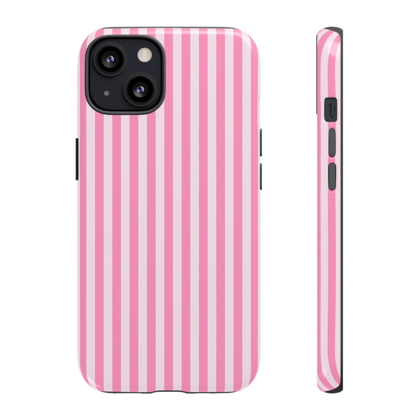 Cute Pink Striped iPhone Case | Chic Gift for Her