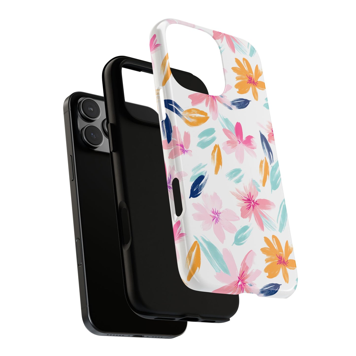 Watercolor Floral iPhone Case - Pastel Flowers