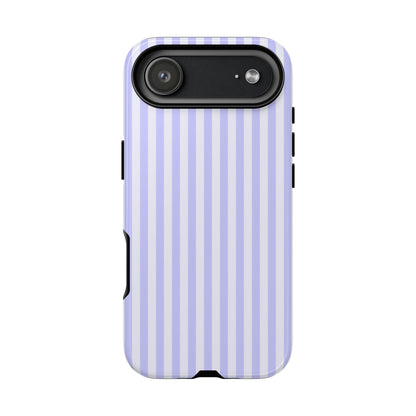 Lavender Luxe | Tough Striped iPhone Case
