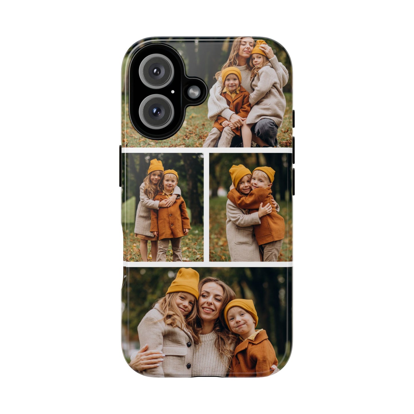 Custom 4 Photo Collage iPhone Case - Personalized Phone Cover