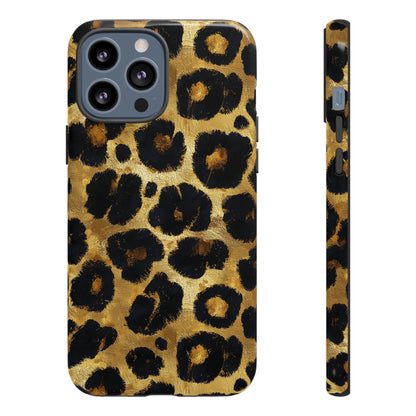 Gold Leopard Print iPhone Case - Animal Print