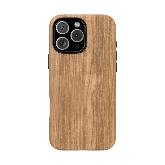 Rustic Natural Wood iPhone Case - Faux Wood Grain