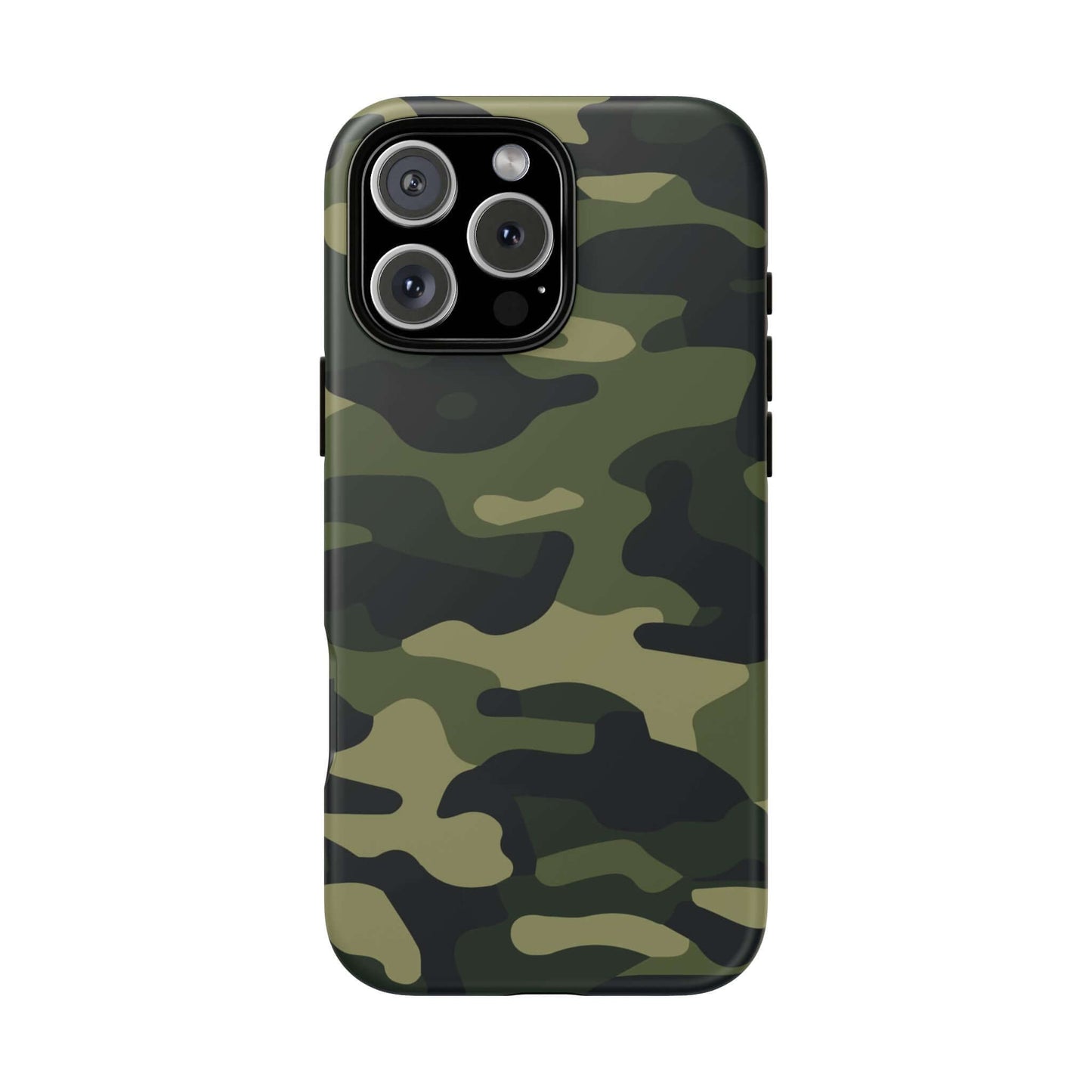 Military Camo iPhone Tough Case - Green Camouflage