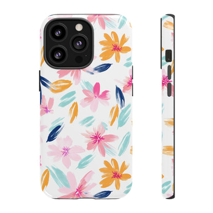 Watercolor Floral iPhone Case - Pastel Flowers