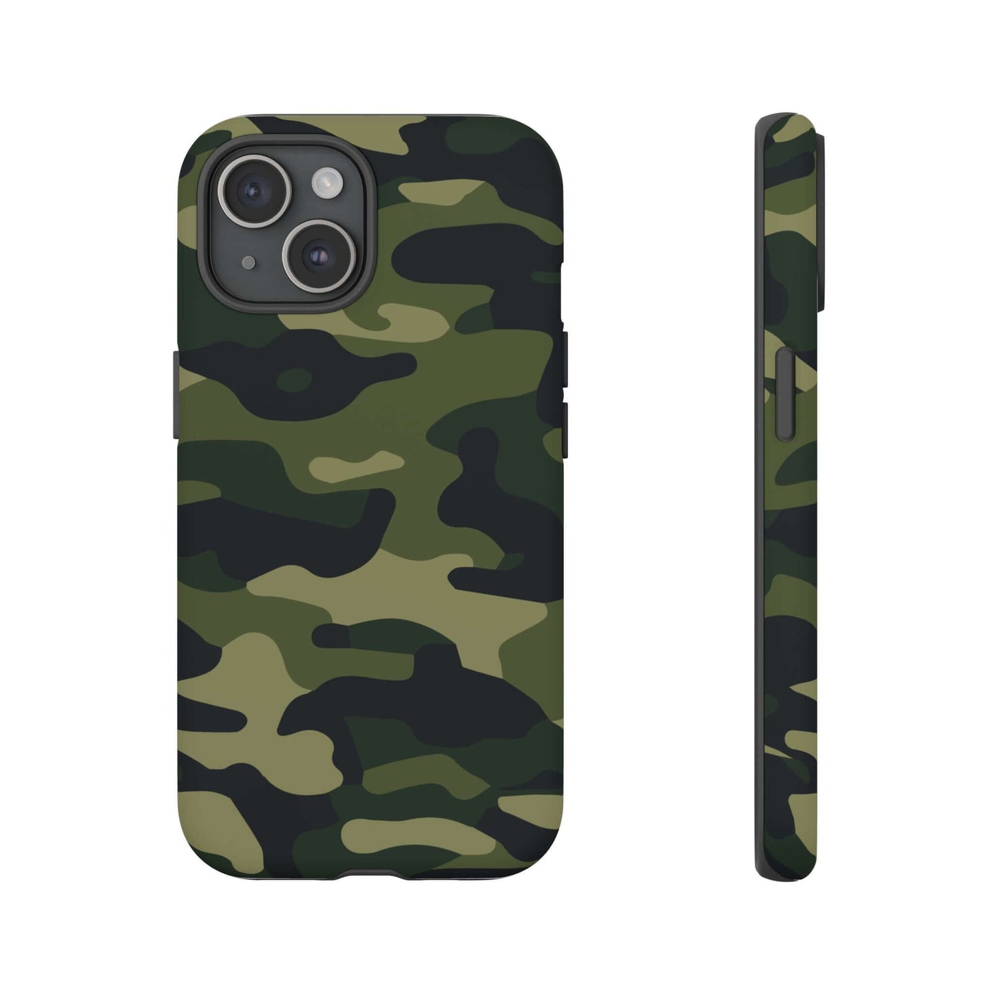 Military Camo iPhone Tough Case - Green Camouflage