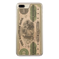1862 Civil War $500 Bill - Carved iPhone 7 Plus Case