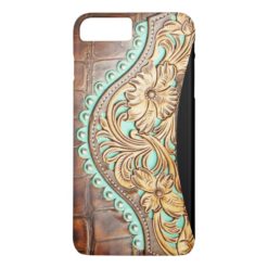 #401 Western Style Gold w/Chap Trim iPhone 7 Plus Case