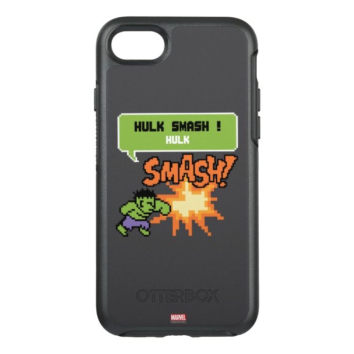 8Bit Hulk Attack - Hulk Smash! OtterBox Symmetry iPhone 7 Case