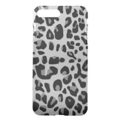 Abstract Black White Hipster Cheetah Animal iPhone 7 Plus Case