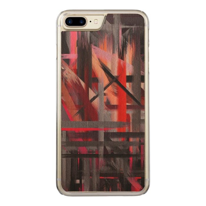 Abstract Color Paint Brush Stroke #14 Carved iPhone 7 Plus Case