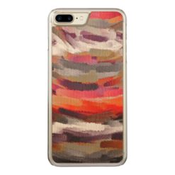 Abstract Color Paint Brush Stroke #23 Carved iPhone 7 Plus Case