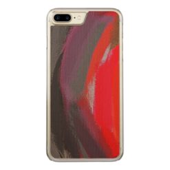 Abstract Color Paint Brush Stroke #26 Carved iPhone 7 Plus Case