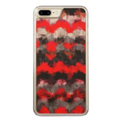 Abstract Color Paint Brush Stroke #3 Carved iPhone 7 Plus Case
