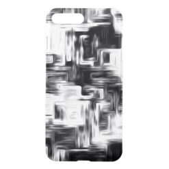 Abstract black and white iPhone 7 plus case