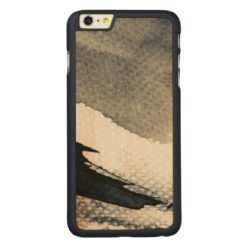 Abstract grunge background ink texture. 4 Carved maple iPhone 6 plus slim case