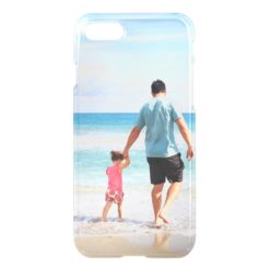 Add your own photo instagram Father's Day clear iPhone 7 Case