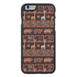 Africa Carved Maple iPhone 6 Case