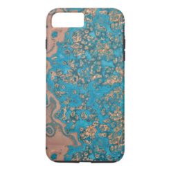 Aged Copper Patina iPhone 7 Plus case